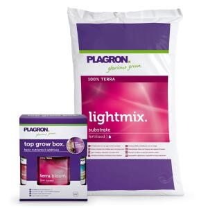 Plagron LightMix 50 Liter + Top Grow Box Terra