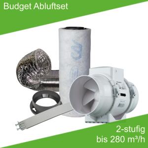 Abluftset Budget 2-Stufig 125 mm bis 280 m³/h