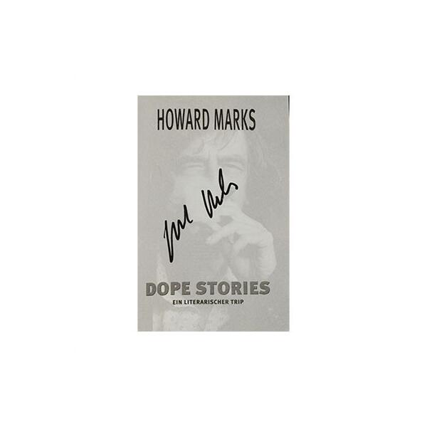 Howard Marks - Dope Stories, mit original Autogramm