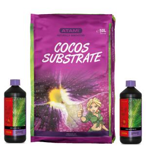 Atami Cocos Substrat 50 L Kokossubstrat + Cocos A & B...