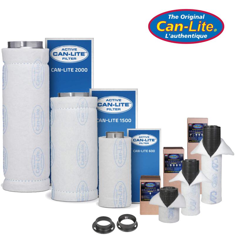 Aktivkohlefilter CAN-Lite 600m³/h 160mm Anschluss Aktivkohle Filter Grow AKF 