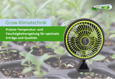 Klimatechnik für optimale Regelung und Kontrolle von Temperatur und Feuchtigkeit.